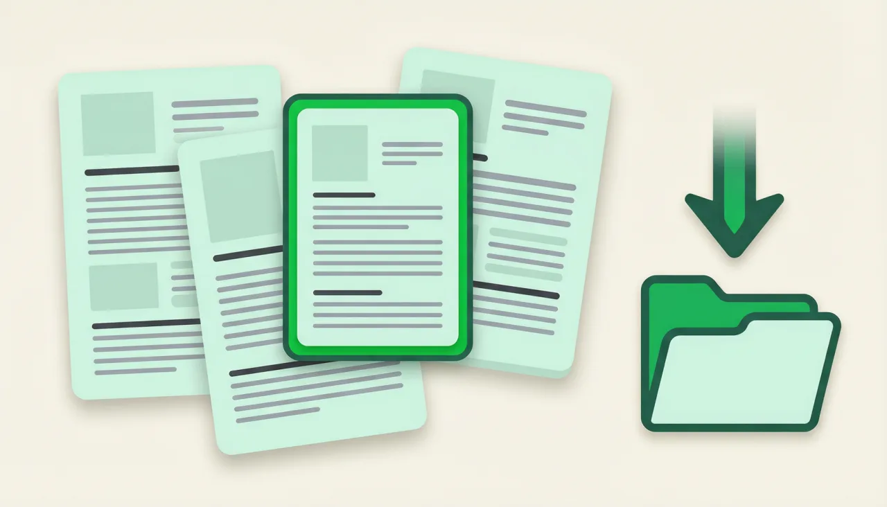 Ilustrasi kumpulan template CV ATS friendly format Word yang bisa diunduh gratis